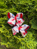 Patriotic Star Hair Bows 4th of July